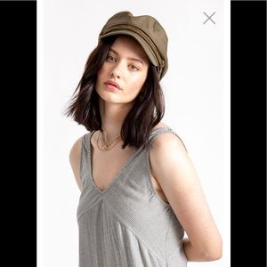 Brixton Fiddler Military Olive Cap